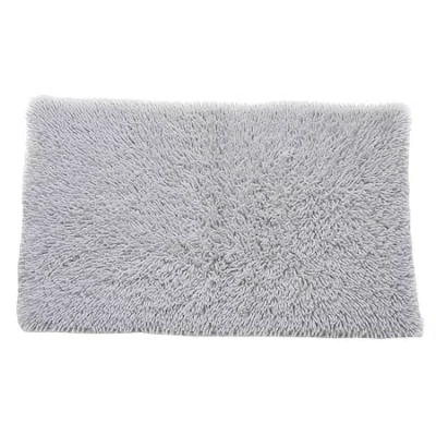 Asstd National Brand Castle Hill London Chenille Shaggy Bath Rug Collection In White