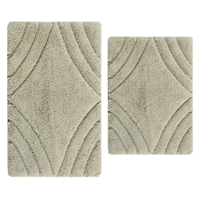 Asstd National Brand Castle Hill London Diamond 2-pc. Bath Rug Set In Green