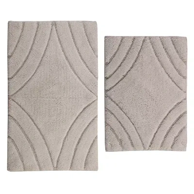 Asstd National Brand Castle Hill London Diamond 2-pc. Bath Rug Set In White