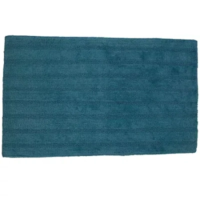 Asstd National Brand Castle Hill London Linear Reversible Bath Rug Collection In Blue