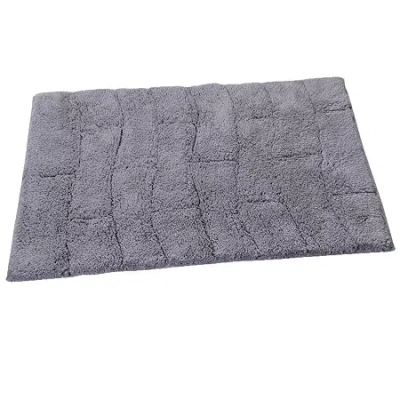Asstd National Brand Castle Hill London New Tile Bath Rug Collection In Silver