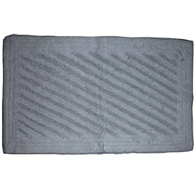 Asstd National Brand Castle Hill London Reversible Shooting Star Bath Rug Collection In Silver