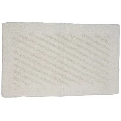 Asstd National Brand Castle Hill London Reversible Shooting Star Bath Rug Collection In White
