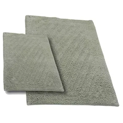 Asstd National Brand Castle Hill London Shooting Star Reversible 2-pc. Bath Rug Set In Green