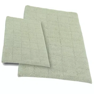 Asstd National Brand Castle Hill London Summer Tile 2-pc. Bath Rug Set In Green