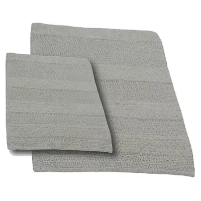 Asstd National Brand Castle Hill London Wide Cut 2-pc. Bath Rug Set In White