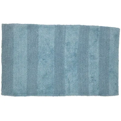 Asstd National Brand Castle Hill London Wide Cut Reversible Bath Rug Collection In Blue