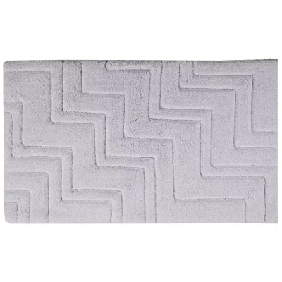 Asstd National Brand Castle Hill London Zig Zag Bath Rug Collection In White