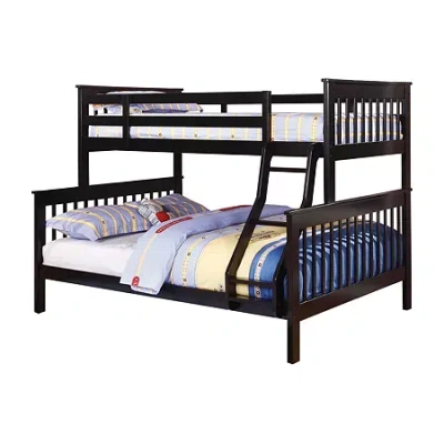 Asstd National Brand Chapman Kid's Bunk Bed In Black