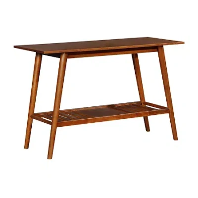 Asstd National Brand Charlotte Console Table In Brown