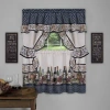 Asstd National Brand Chateau 3-pc. Rod Pocket Kitchen Curtains & Drapes Window Set In Blue