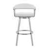 Asstd National Brand Chelsea 25" Barstool In White