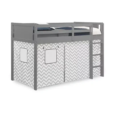 Asstd National Brand Chevron Tent For Twin Loft Bed - Bed Sold Separately In Gray