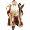 Asstd National Brand Christmas Santa Figurine In Red