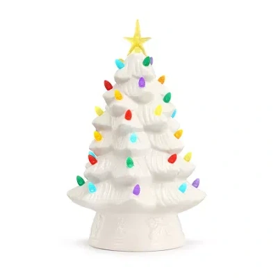 Asstd National Brand Christmas Tabletop Tree In White