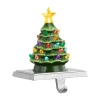 Asstd National Brand Christmas Tree Stocking Hanger In Green