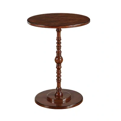 Asstd National Brand Classic Accents End Table In Brown
