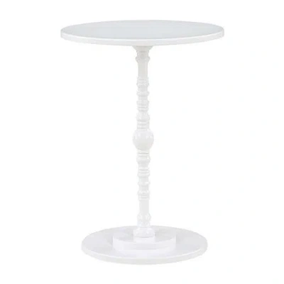 Asstd National Brand Classic Accents End Table In White
