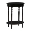 Asstd National Brand Classic Living Room Collection End Table In Black