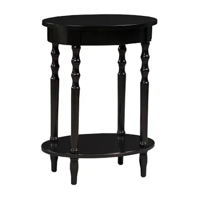 Asstd National Brand Classic Living Room Collection End Table In Black