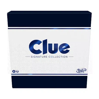 Asstd National Brand Clue Signature Collection Table Game In Transparent