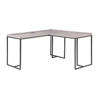 Asstd National Brand Coach L-shape Writing Desk In Gray