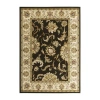 Asstd National Brand Como Abstract Traditional Oriental Area Rug In Brown