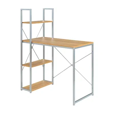 Asstd National Brand Convenience Concepts Designs2go Office Work Station In Brown