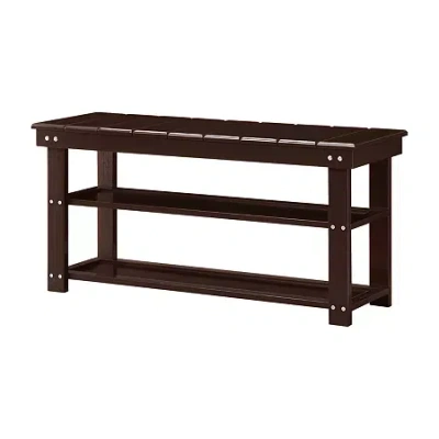 Asstd National Brand Convenience Concepts Oxford Utility Mudroom Bench In Black