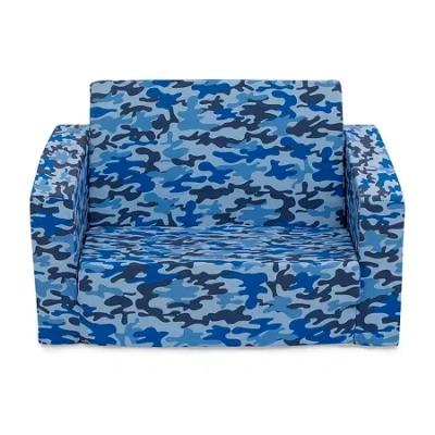 Asstd National Brand Convertible Kids Chair In Blue