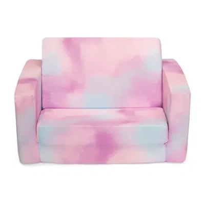 Asstd National Brand Convertible Kids Chair In Pink