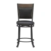 Asstd National Brand Counter Height Swivel Bar Stool In Brown