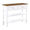 Asstd National Brand Country Living Room Collection 2-drawer Console Table In White