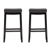 Asstd National Brand Covewood 2-pc. Bar Stool In Black