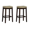 Asstd National Brand Covewood 2-pc. Upholstered Bar Stool In Brown