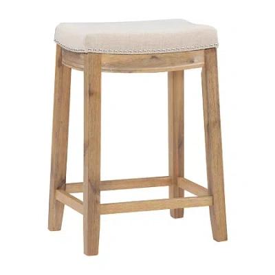 Asstd National Brand Covewood Counter Height Bar Stool In Brown