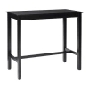 Asstd National Brand Covewood Kitchen And Dining Room Collection Bar Table In Black
