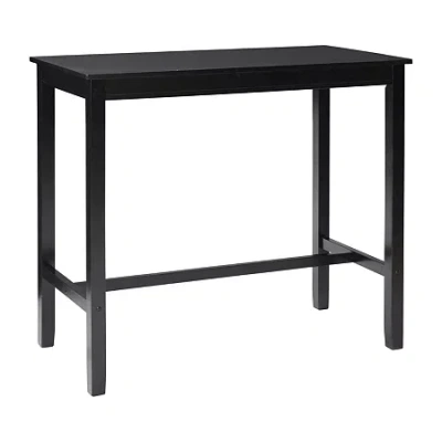 Asstd National Brand Covewood Kitchen And Dining Room Collection Bar Table In Black