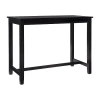 Asstd National Brand Covewood Kitchen And Dining Room Collection Bar Table In Black