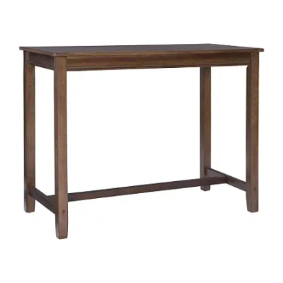 Asstd National Brand Covewood Kitchen And Dining Room Collection Bar Table In Brown