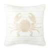 Asstd National Brand Crab Square Throw Pillow In Purple