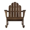 Asstd National Brand Creekside Adirondak Outdoor And Collection Rocking Chair In Brown