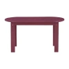 Asstd National Brand Creekside Collection Adirondack Outdoor And Coffee Table In Red