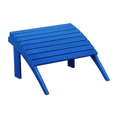 Asstd National Brand Creekside Collection Ottoman In Blue