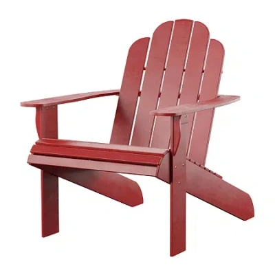 Asstd National Brand Creekside Patio Collection Adriondack Chair In Red