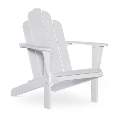 Asstd National Brand Creekside Patio Collection Adriondack Chair In White