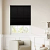 Asstd National Brand Cut-to-width 1" Cordless Pleated Shade In Black