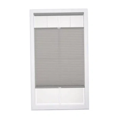Asstd National Brand Cut-to-width Cordless Top-down Bottom-up Light-filtering Shade In Gray