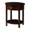 Asstd National Brand Cypress Living Room Collection Storage 1-drawer End Table In Brown