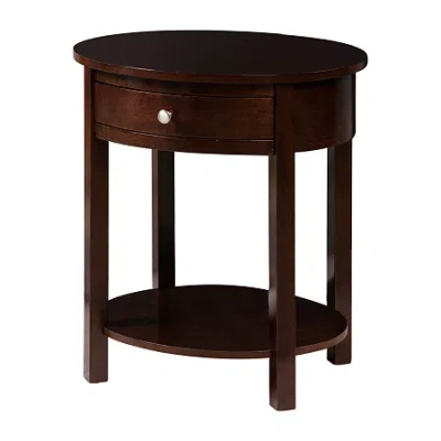 Asstd National Brand Cypress Living Room Collection Storage 1-drawer End Table In Brown